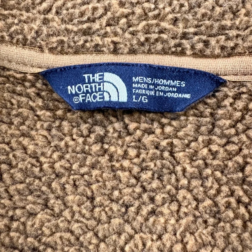 The North Face Gordon Lyons Mens Brown Heather Quarter Zip Fleece NF0A33R7 L